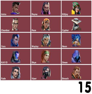 🎯 Valorant account | Ranked unlocked | EU | 15 agents