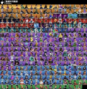 🎨 323 skins | 🌟 Fortnite account