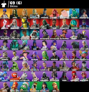 🎨 69 skins | 🌟 Fortnite account