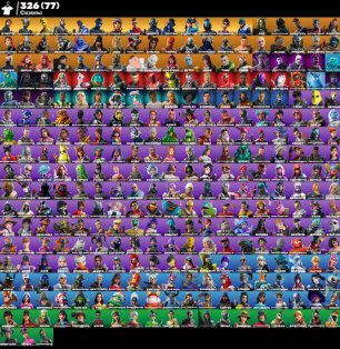 🎨 326 skins | 🌟 Fortnite account