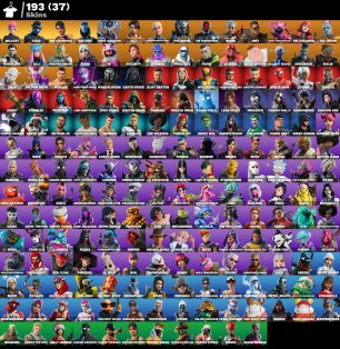 🎨 193 скінів | 🌟 Fortnite акаунт