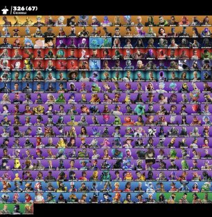 🎨 326 скінів | 🌟 Fortnite акаунт