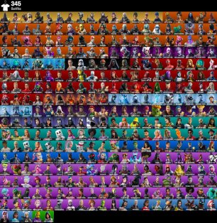 💼 345 skins | 🌟 Fortnite account