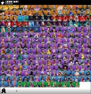 🎨 238 скінів | 🌟 Fortnite акаунт