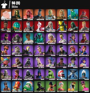 🎨 56 скінів | 🌟 Fortnite акаунт