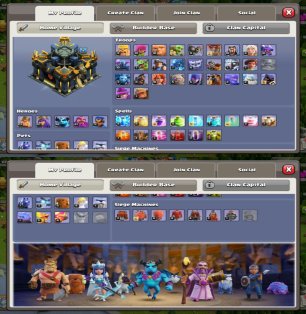 🏰 Clash of Clans акаунт | Ратуша 17 рівень | Рівень 0