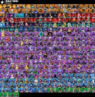 🎨 384 скінів | 🌟 Fortnite акаунт