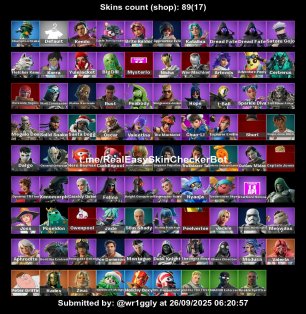 🎨 89 скінів | 🌟 Fortnite акаунт