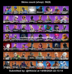 🎨 56 skins | 🌟 Fortnite account
