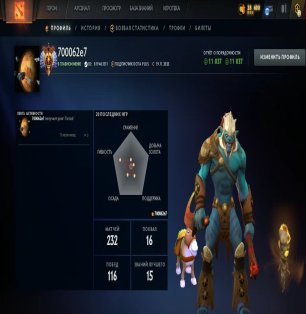 🏅 MMR 7135 | 🕒 179 годин | 🛡 11037