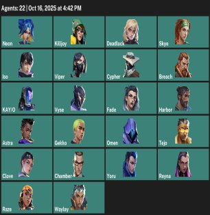 🎯 Valorant account | Gold 1 | EU | 22 agents