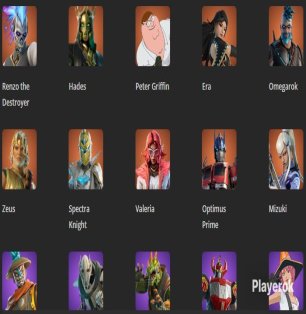 🎨 206 skins | 🌟 Fortnite account