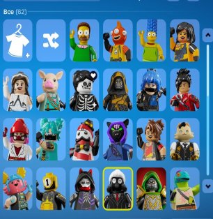 🎨 62 skins | 🌟 Fortnite account