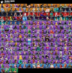 🎨 244 skins | 🌟 Fortnite account