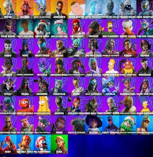 🎨 68 скінів | 🌟 Fortnite акаунт