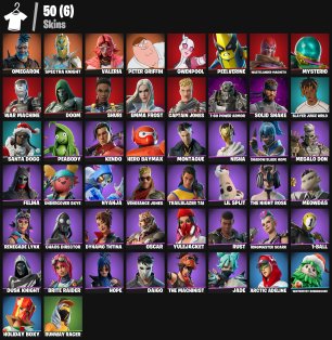 🎨 50 скінів | 🌟 Fortnite акаунт