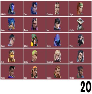 🎯 Valorant account | Rank: Ranked unlocked | EU | 20 agents