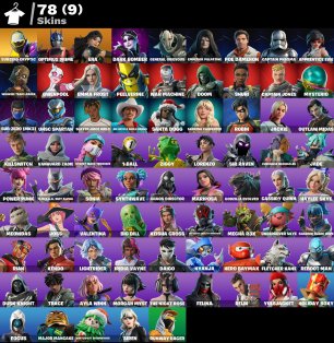 🎨 78 skins | 🌟 Fortnite account