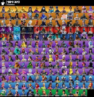 🎨 181 skins | 🌟 Fortnite account