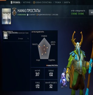 🏅 MMR 1146 | 🕒 263 годин | 🛡 8000