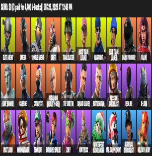 🎨 30 skins | 🌟 Fortnite account