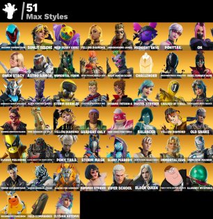 🎨 91 skins | 🌟 Fortnite account