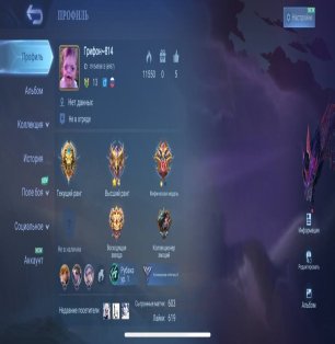 🎮 Mobile Legends аккаунт | Легенда | 30 героев | 18 обликов