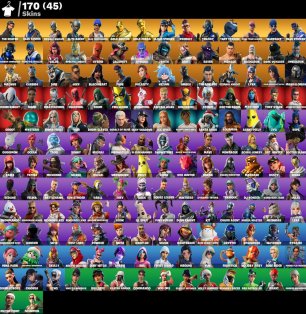 🎨 170 skins | 🌟 Fortnite account