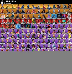 🎨 189 skins | 🌟 Fortnite account