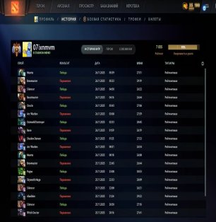 🏅 MMR 7835 | 🕒 184 часов | 🛡 11648