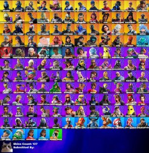 🎨 137 skins | 🌟 Fortnite account