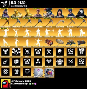 🎨 326 skins | 🌟 Fortnite account