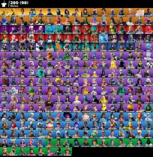 🎨 280 skins | 🌟 Fortnite account