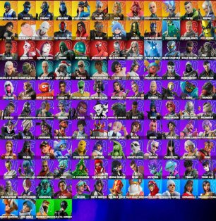 🎨 124 skins | 🌟 Fortnite account