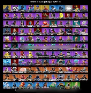 🎨 121 скінів | 🌟 Fortnite акаунт