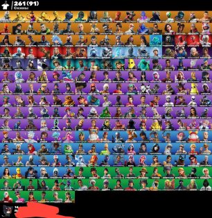 🎨 261 скін | 🌟 Fortnite акаунт