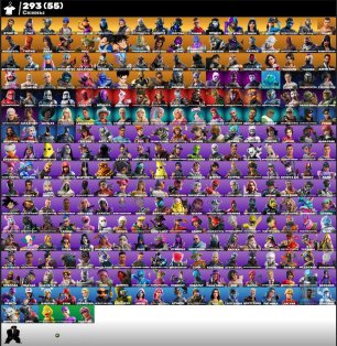 🎨 293 skins | 🌟 Fortnite account