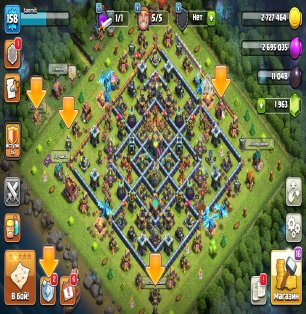 🏰 Clash of Clans акаунт | 14 ратуша | 158 рівень