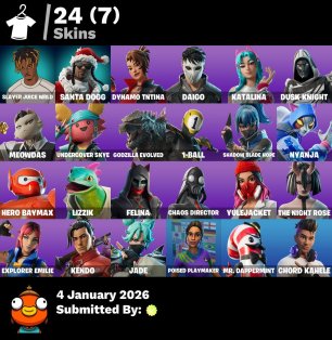 🎨 24 скіна | 🌟 Fortnite акаунт