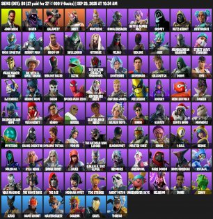 🎨 86 skins | 🌟 Fortnite account