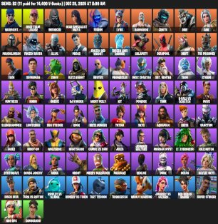 🎨 82 скина | 🌟 Fortnite аккаунт