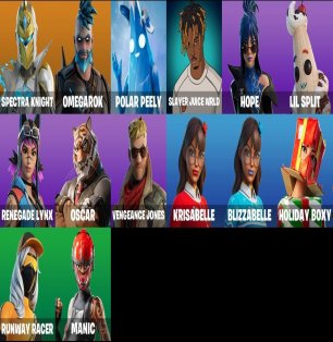 🎨 14 skins | 🌟 Fortnite account
