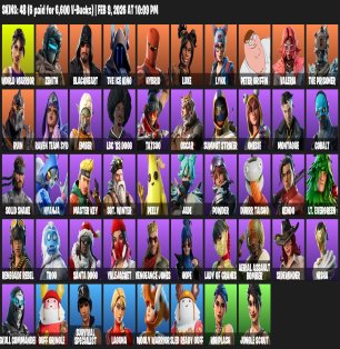 🎨 48 skins | 🌟 Fortnite account