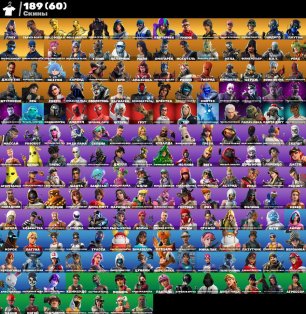 🎨 189 скінів | 🌟 Fortnite акаунт