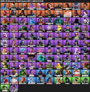 🎨 112 skins | 🌟 Fortnite account