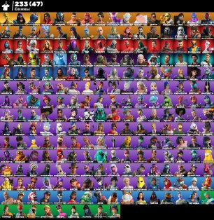 🎨 233 skins | 🌟 Fortnite account