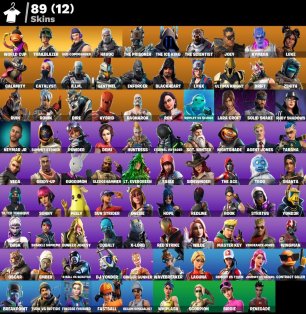 🎨 89 skins | 🌟 Fortnite account