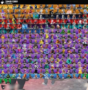 🎨 242 skins | 🌟 Fortnite account