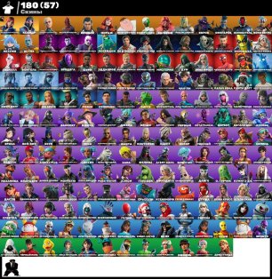 🎨 1800 skins | 🌟 Fortnite account