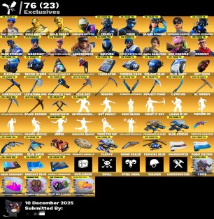 🎨 259 skins | 🌟 Fortnite account